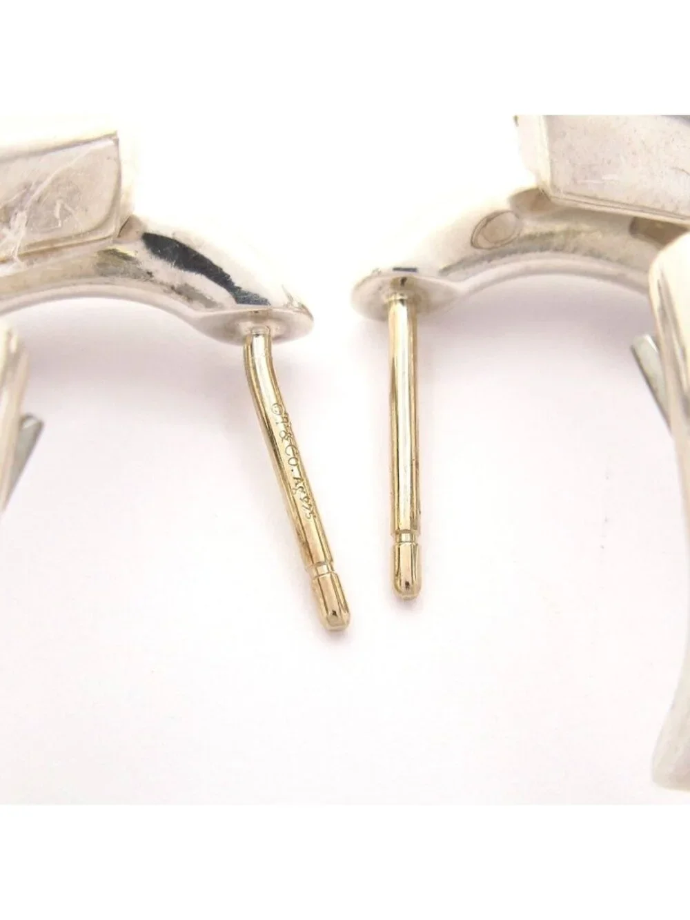 Tiffany & Co Single Earrings Forge Link Silver